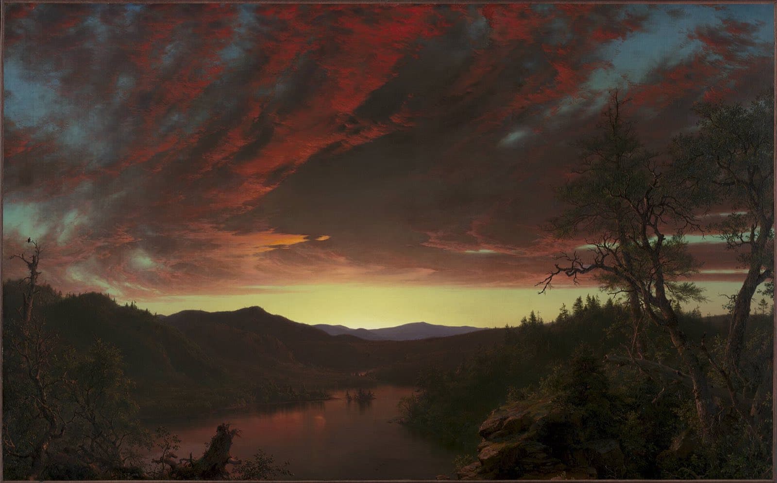 Frederic Edwin Church, Twilight in the Wilderness